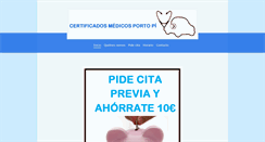 Desktop Screenshot of certificadosmedicosportopi.com