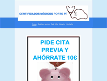 Tablet Screenshot of certificadosmedicosportopi.com